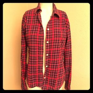 🥼Lucky Brand plaid flannel shirt, size small
